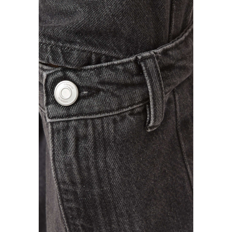 Coperni - Open Knee Jeans in Cotton Denim