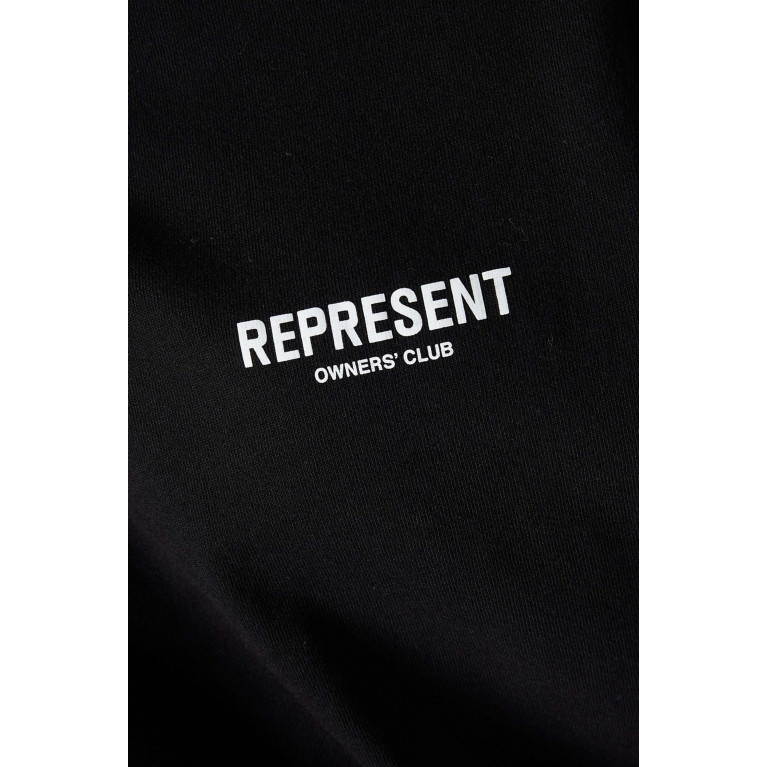 Represent - Owners Club Logo T-shirt in Cotton-jersey Black