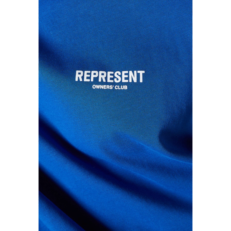 Represent - Owners Club Logo T-shirt in Cotton-jersey Blue