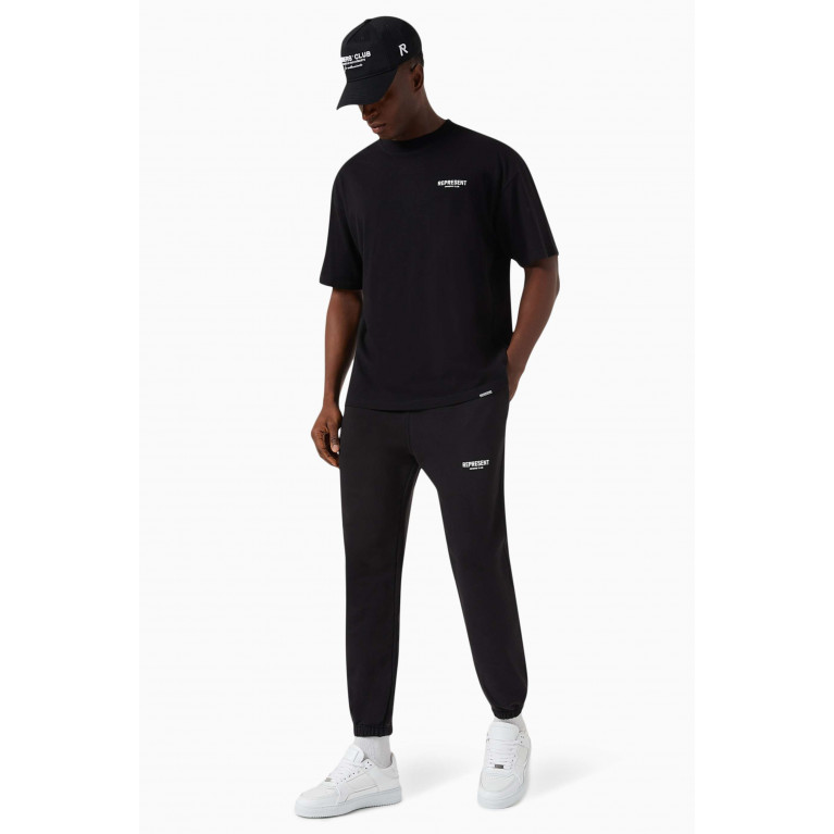 Represent - Owners Club Sweatpants in Loopback Cotton Black