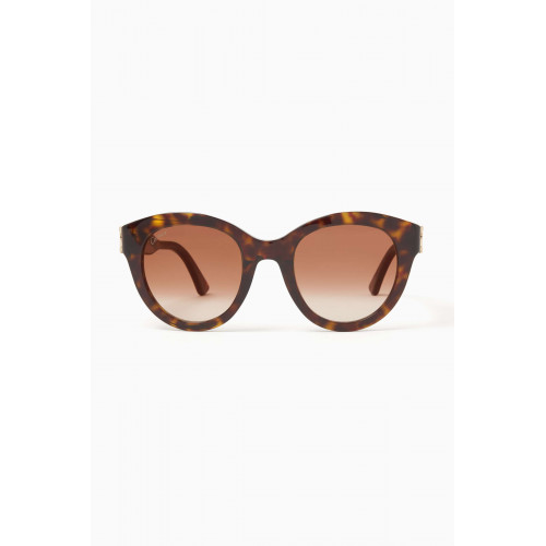 Cartier - Double C Cat-eye Sunglasses in Recycled Acetate