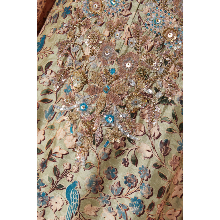 Anita Dongre - Embellished Kaftan in Raw Silk