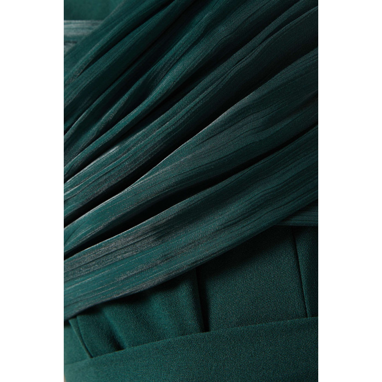 NASS - Draped Midi Dress Green
