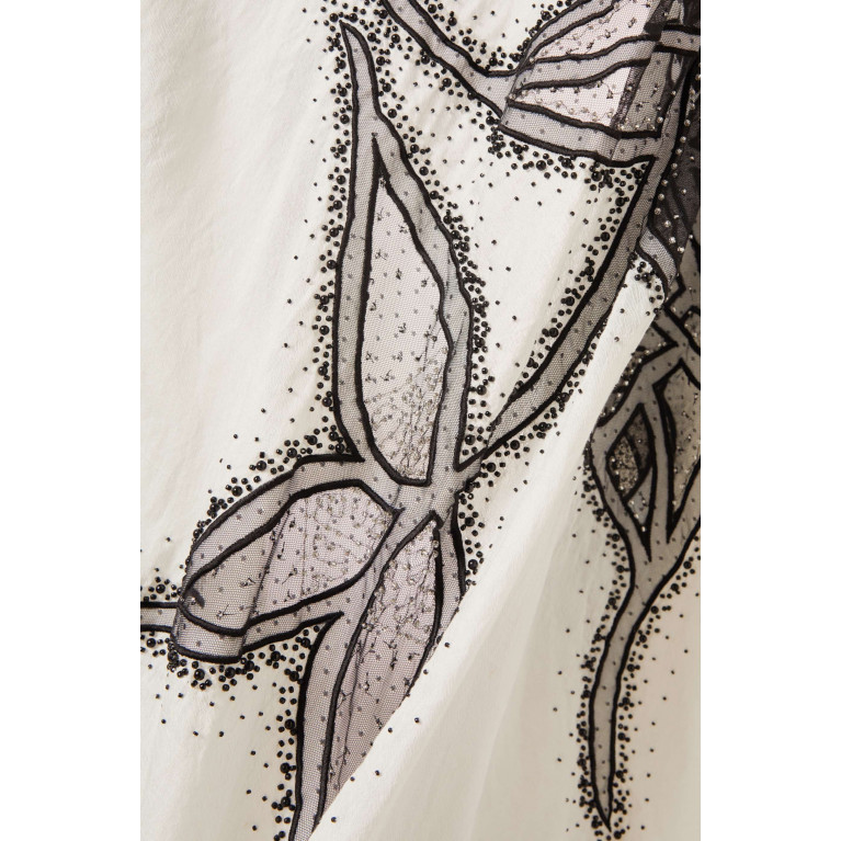 Sui Abaya - Butterfly Sequin-embellished Abaya