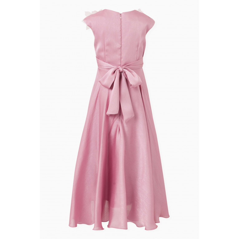 NASS - Embellished Cap-sleeve Dress Pink