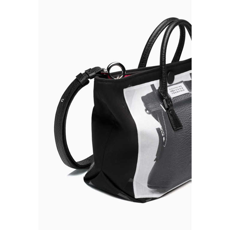 Maison Margiela - Trompe L'oeil 5AC Micro Shopping Bag in Fabric
