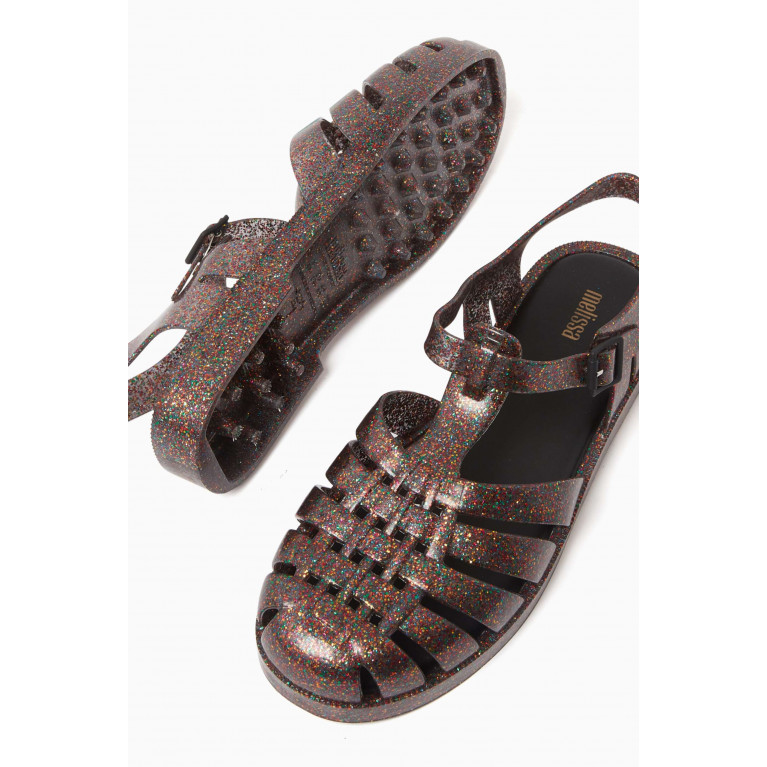 Melissa - Possession Sandals in Melflex™ Black