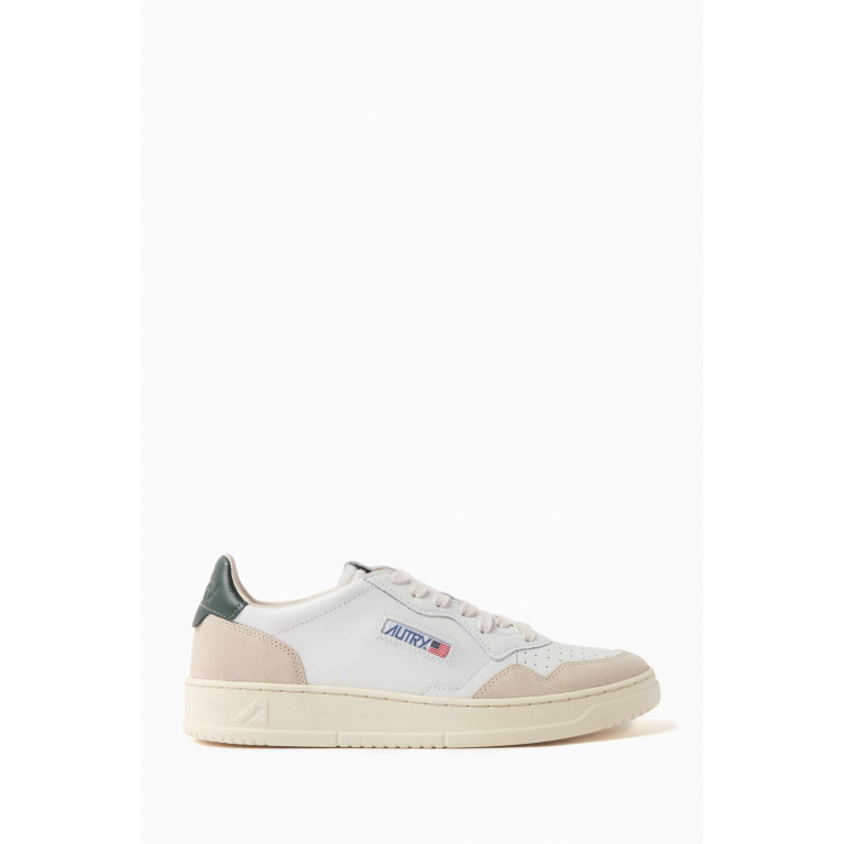 Autry - Medalist Low-top Sneakers in Leather & Suede