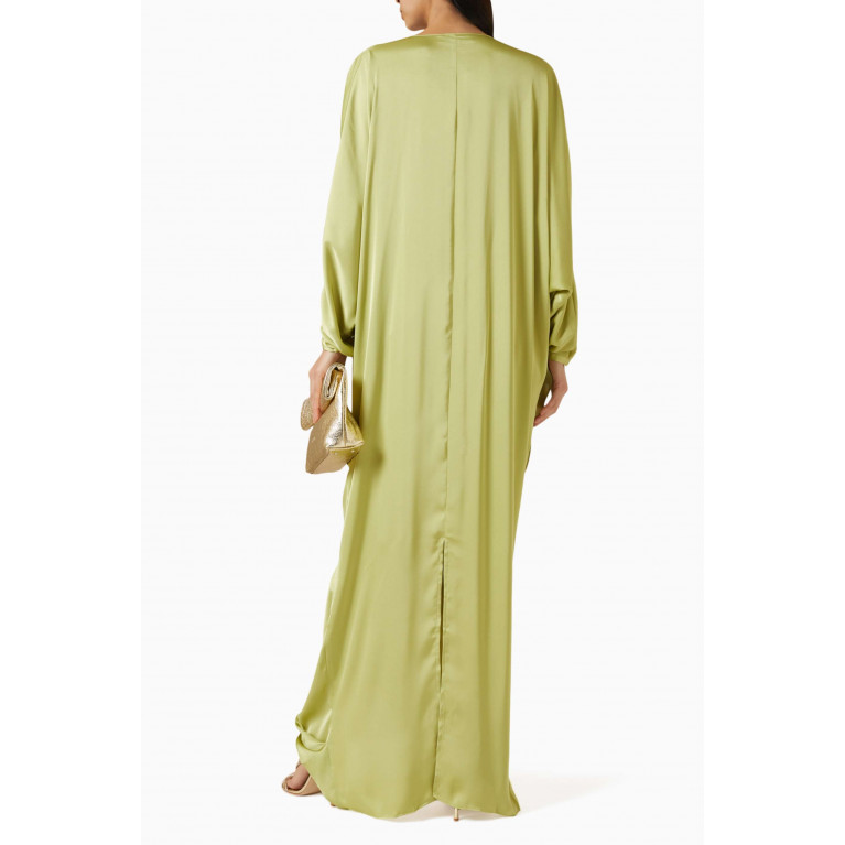 Andrea Iyamah - Tibara Kaftan Dress Green