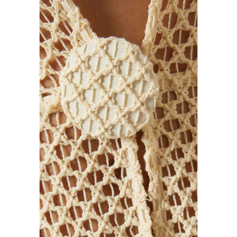 Andrea Iyamah - Uyi Cover-up Dress in Crochet