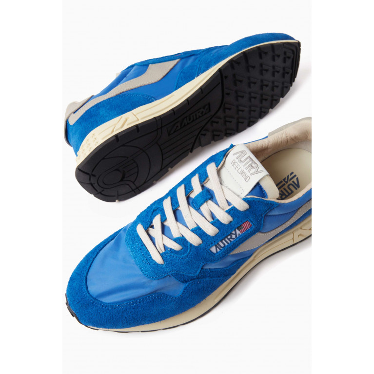Autry - Whirlwind Low-Top Sneakers in Nylon & Suede