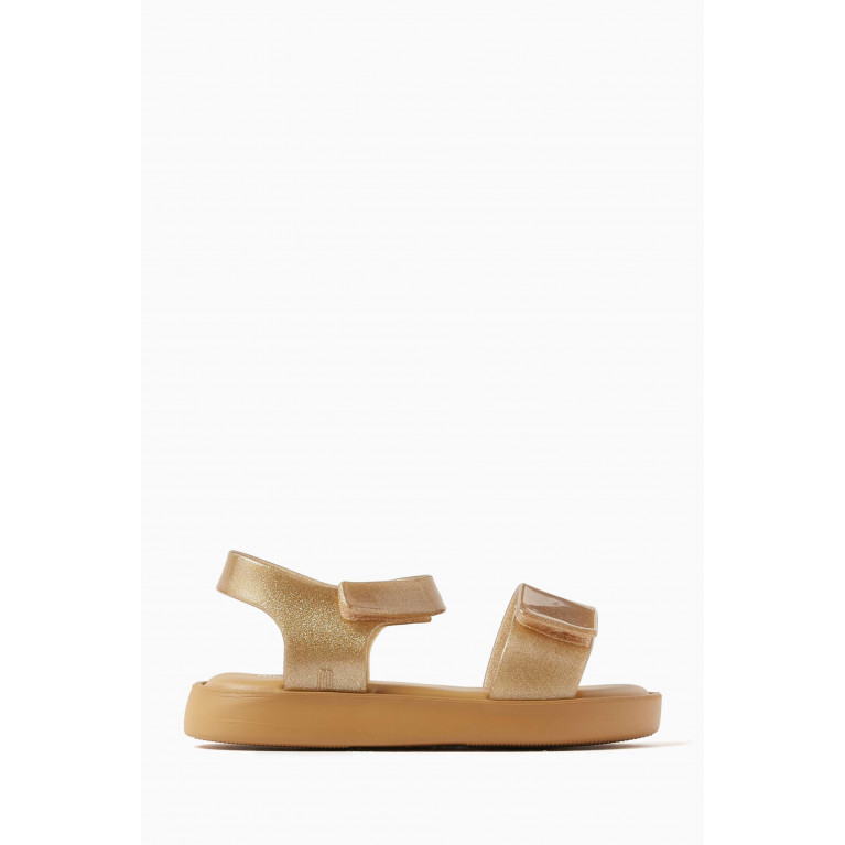 Mini Melissa - Jump Sandals in Melflex® PVC Gold