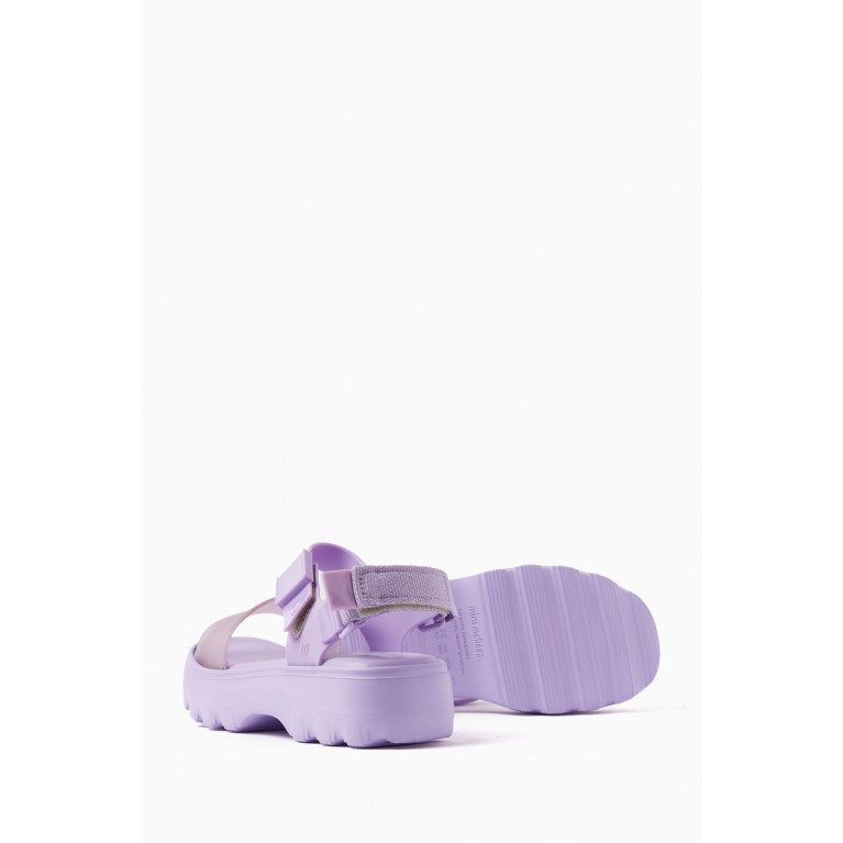 Mini Melissa - Kick Off Sandals in Melflex® PVC Purple