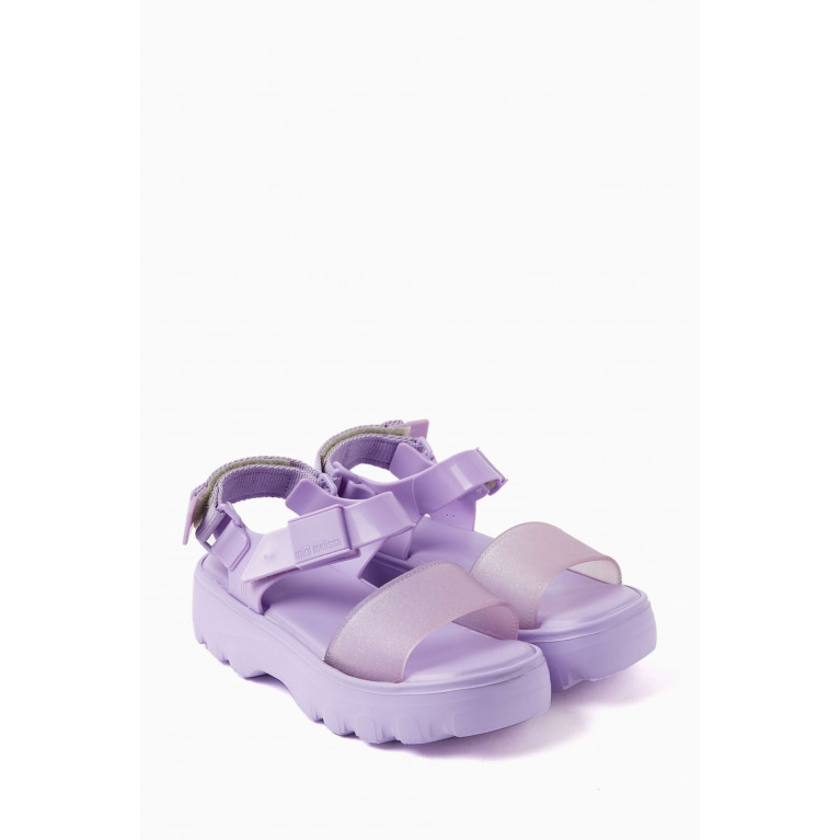 Mini Melissa - Kick Off Sandals in Melflex® PVC Purple