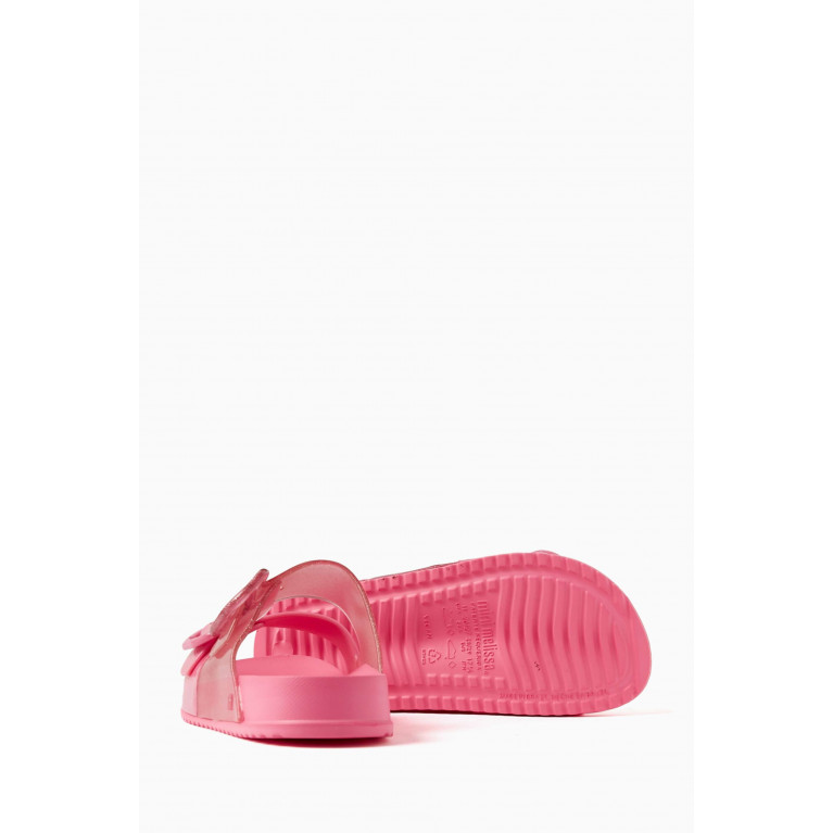 Mini Melissa - Cozy Slides in PVC Pink