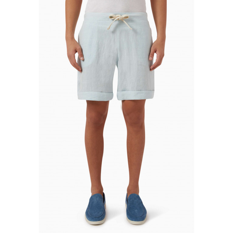 Marane - Elasticated Waistband Shorts in Linen