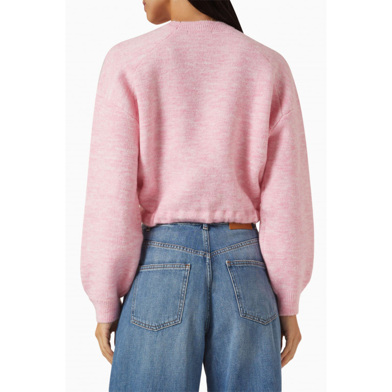 Maje - Mylace Crop Sweater in Knit