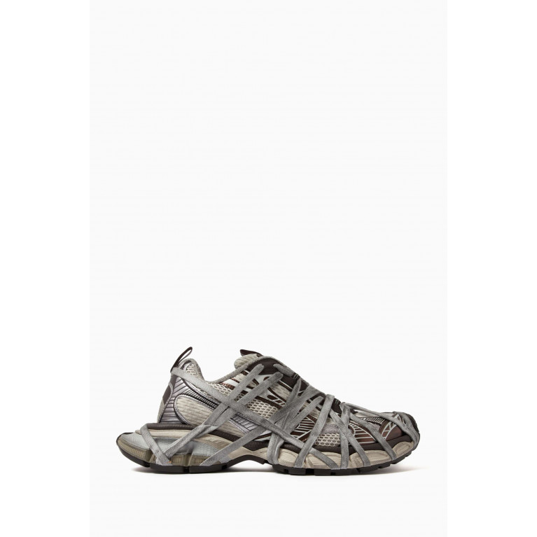 Balenciaga - 3XL Extreme Lace-up Sneakers in Mesh & Faux-leather