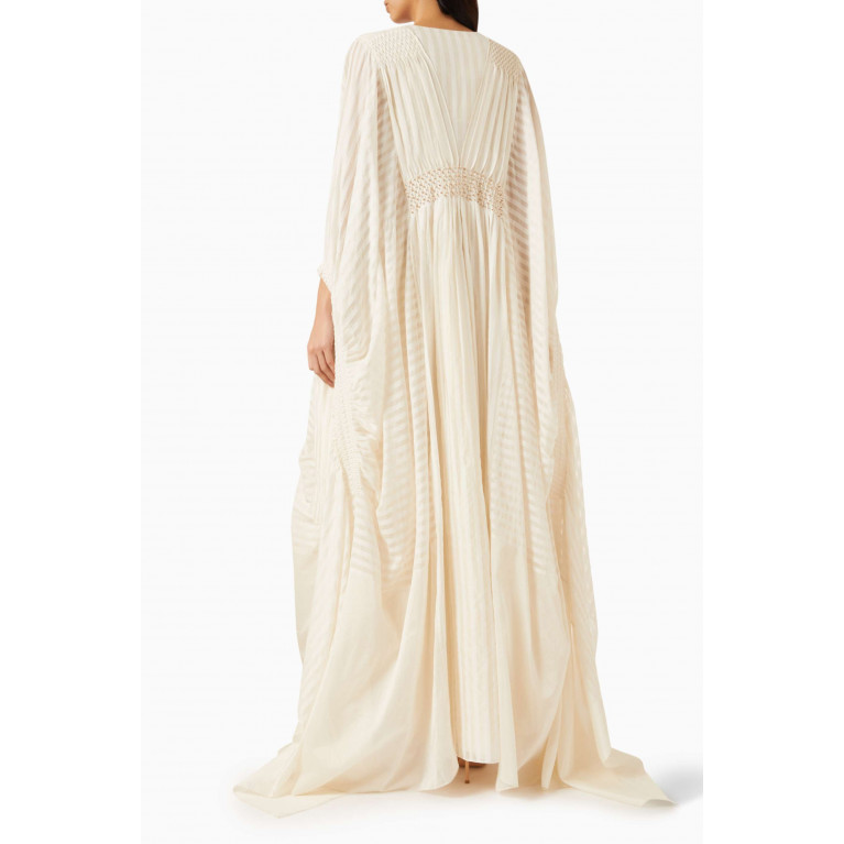 SWGT - Embroidered Dramatic Kaftan in Silk