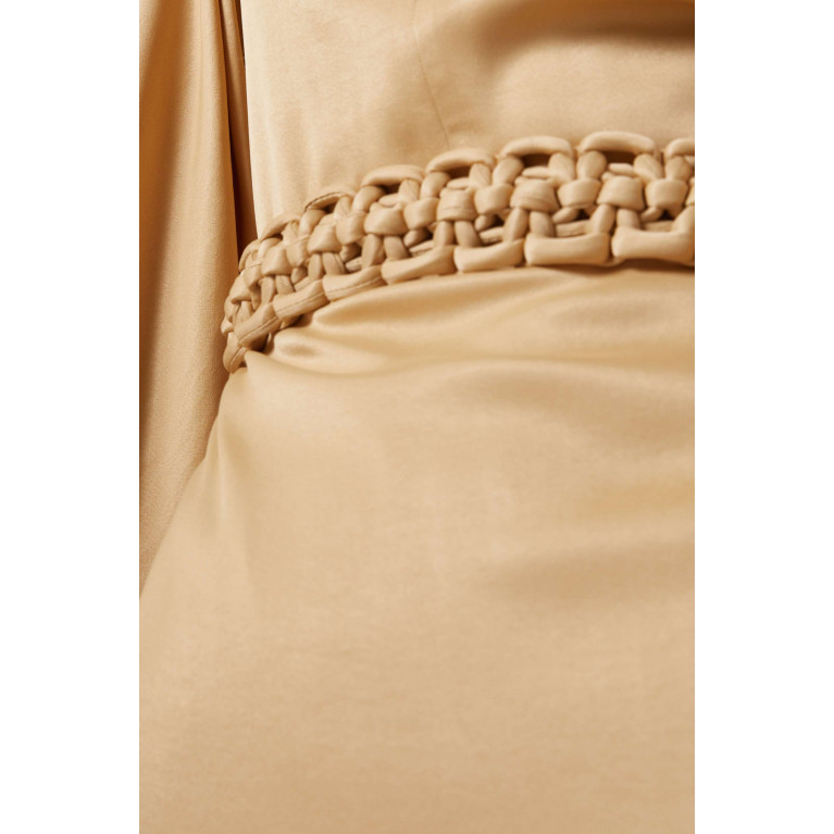 BAQA - Braided-belt Maxi Dress