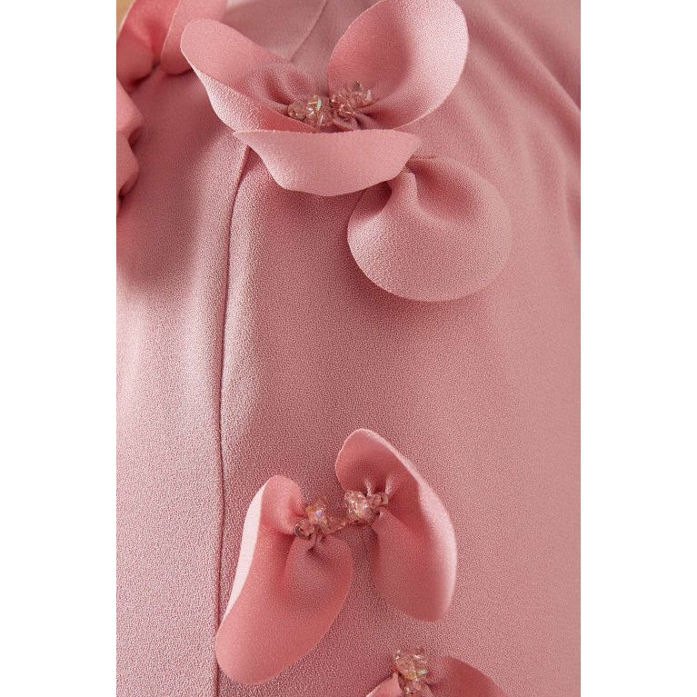 NASS - Embellished Off-shoulder Dress Pink