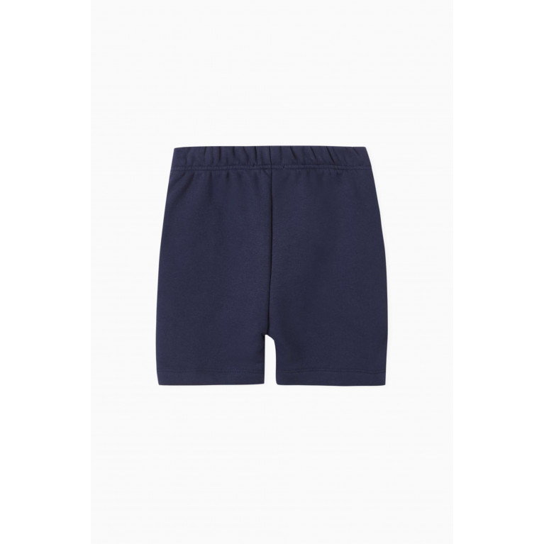 The Giving Movement - Logo Lounge Shorts in Organic Cotton-blend Blue