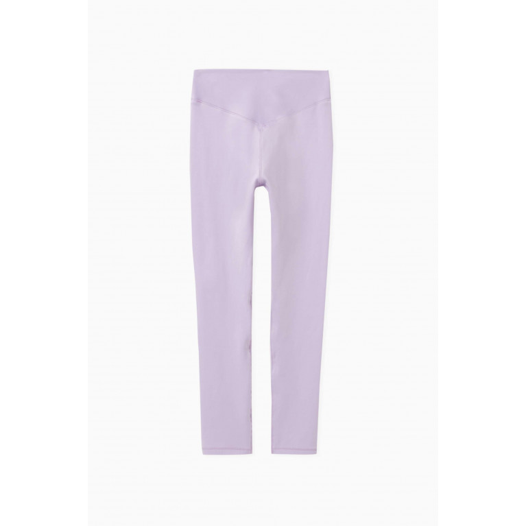 The Giving Movement - Logo Leggings in Recycled Softskin100© Purple