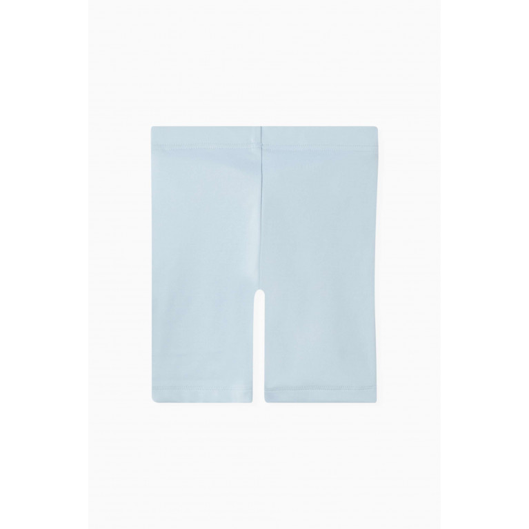 The Giving Movement - Logo Biker Shorts in Recycled Softskin100© Blue