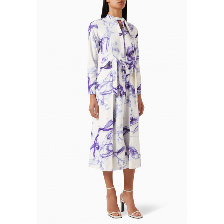 Notebook - Evie Shirt Dress in Terry-rayon Purple