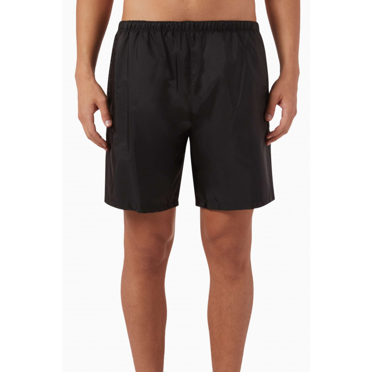 Prada - Logo Swim Shorts in Re-Nylon Black
