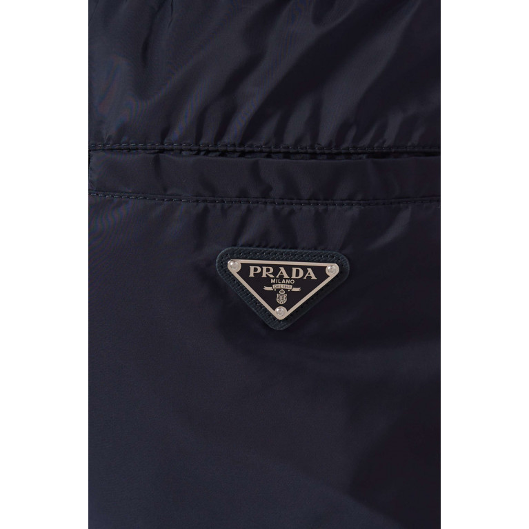 Prada - Logo Swim Shorts in Re-Nylon Blue