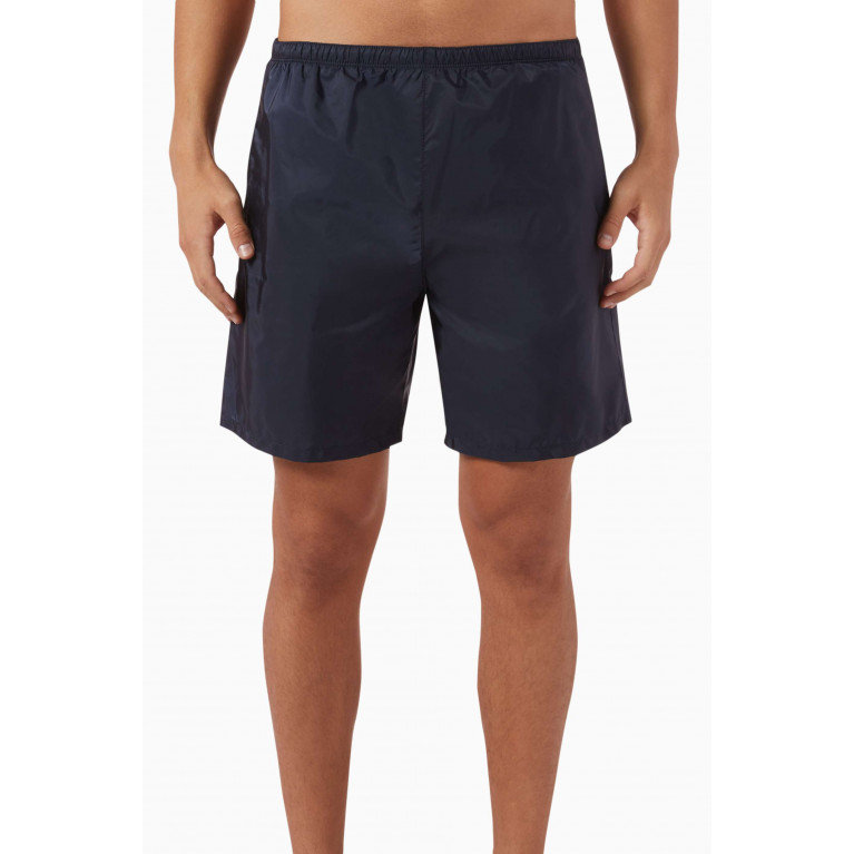 Prada - Logo Swim Shorts in Re-Nylon Blue