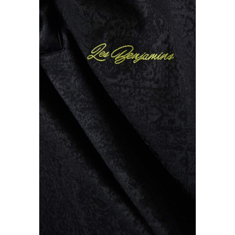 Les Benjamins - 014 Polo Shirt in Jacquard Black