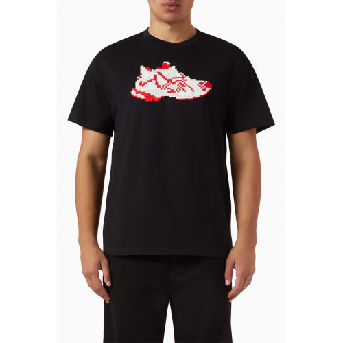 8-Bit - Red Runner T-shirt in Cotton