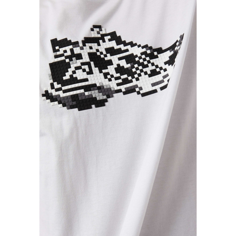8-Bit - Black Runner T-shirt in Cotton