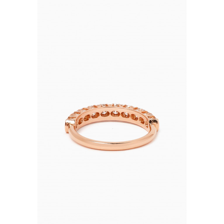 Samra - Thalj Diamond Ring in 18kt Rose Gold
