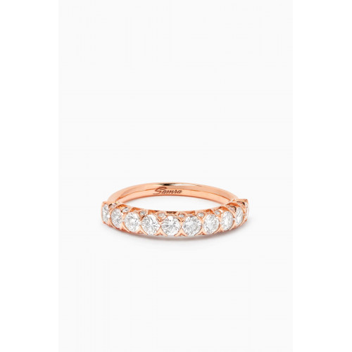 Samra - Thalj Diamond Ring in 18kt Rose Gold
