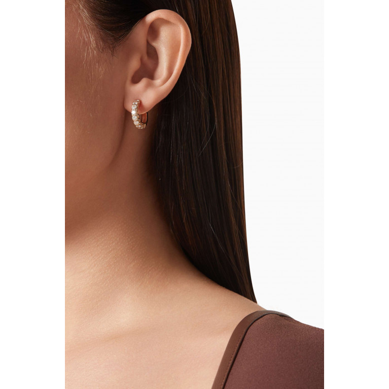 Samra - Thalj Diamond Hoop Earrings