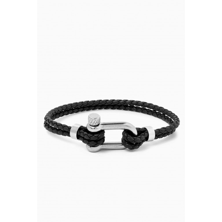 Roderer - Adriano Woven Bracelet in Leather