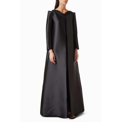 Amri - Sequin-embellished Maxi Dress Black