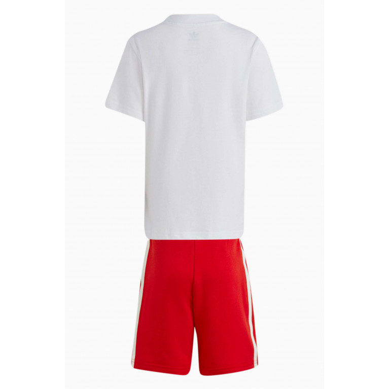 Adidas - Adicolor T-shirt & Shorts Set in Cotton