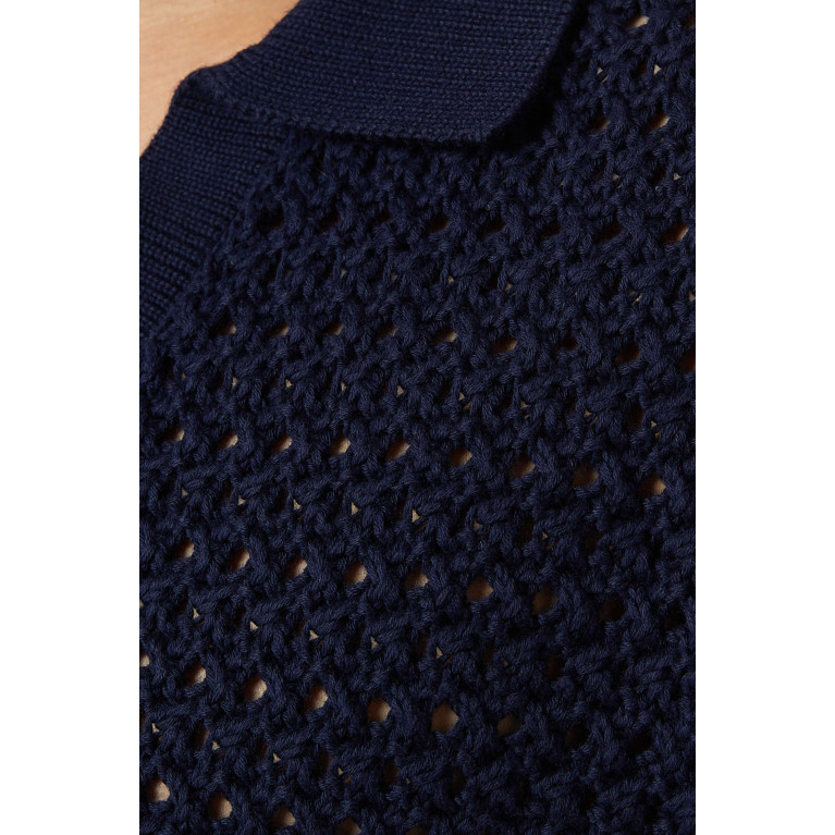 Sunspel - Open-stitch Polo Shirt in Cotton-knit