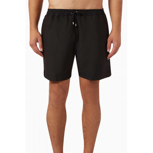 Sunspel - Drawstring Swim Shorts in Seaqual™ Black