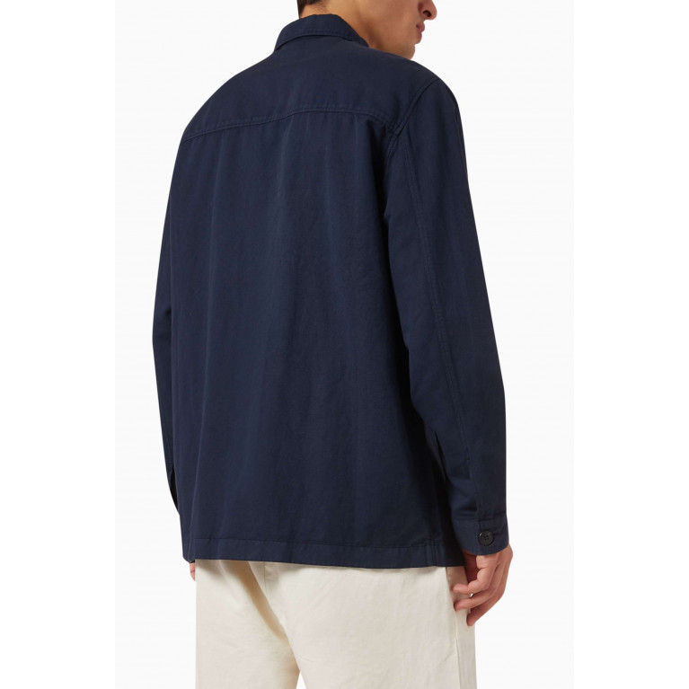 Sunspel - Twin-pocket Jacket in Cotton-linen Blend