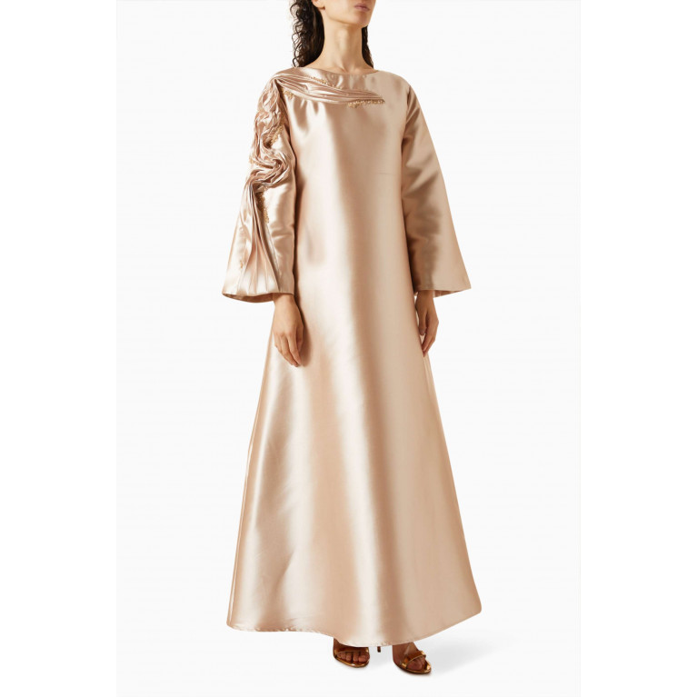 NASS - Ruched Sleeves Maxi Dress