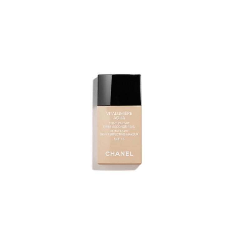 CHANEL- VITALUMIÈRE AQUA Ultra-Light Skin Perfecting Makeup SPF 15 12-BEIGE ROSÉ