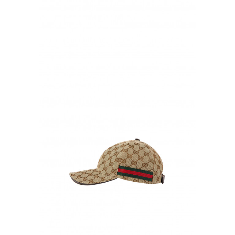 Gucci- Original GG Canvas Baseball Hat Brown
