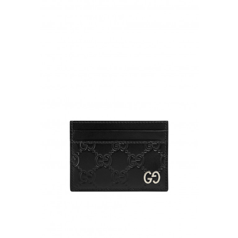 Gucci- Signature Card Case Black