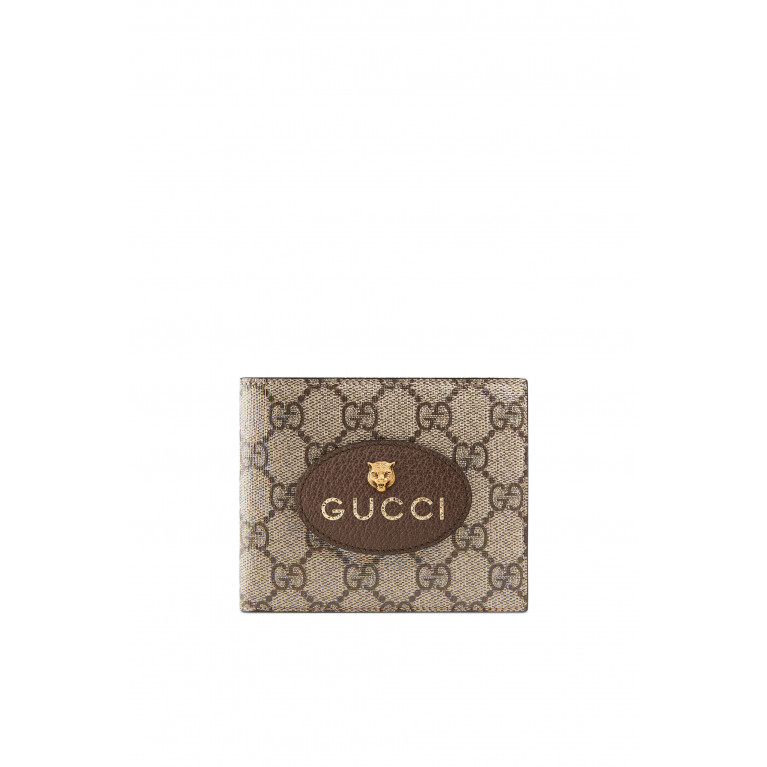 Gucci- GG Supreme Neo Vintage Wallet Beige