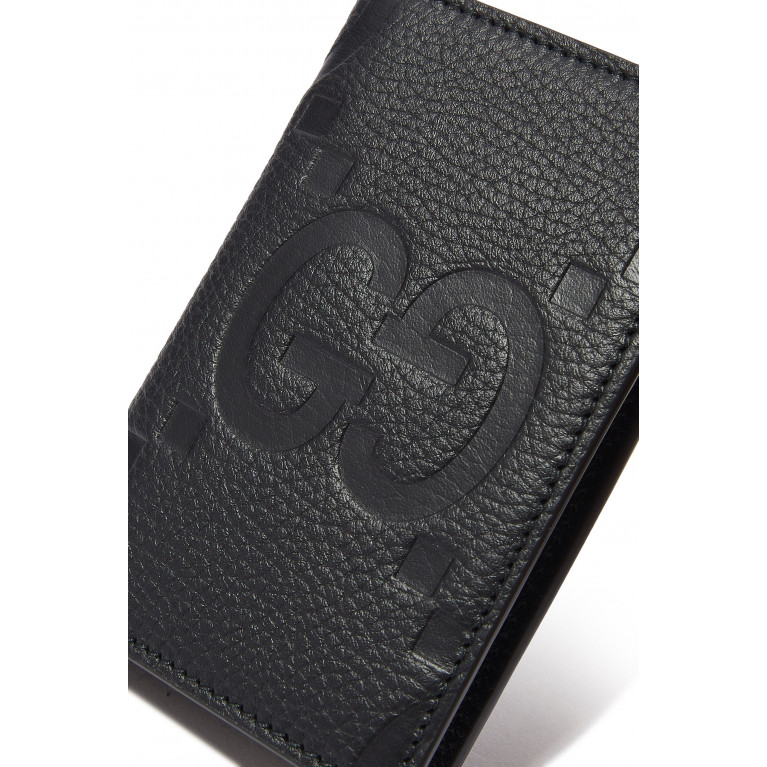 Gucci- Jumbo GG Card Case Black